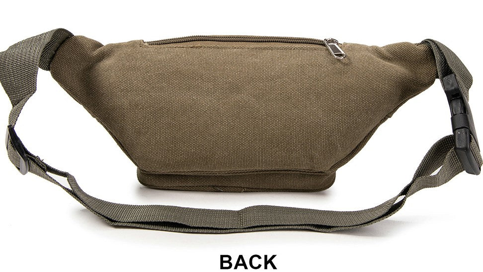 Canvas waist bag 6011 Army.Green