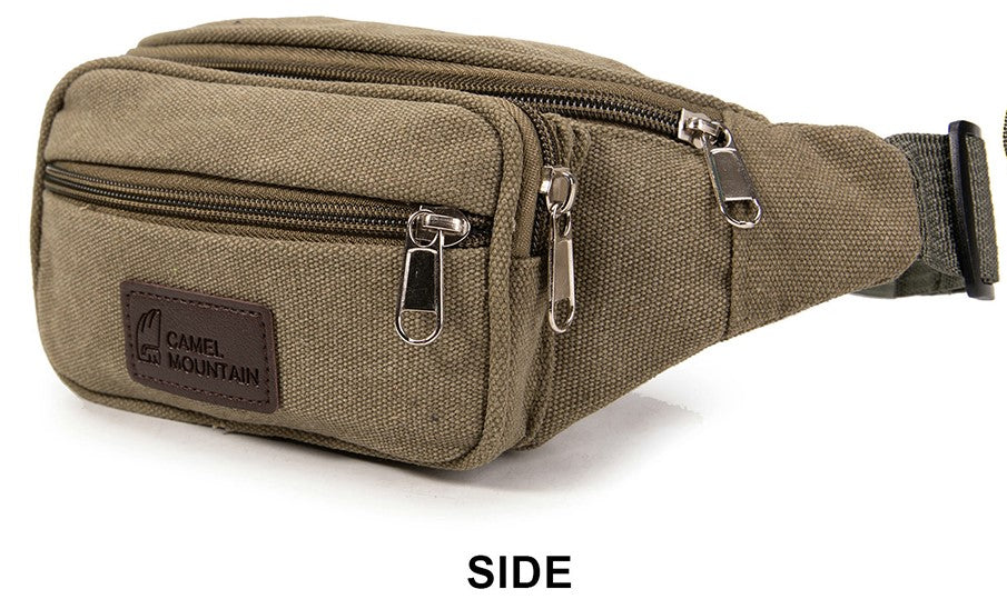 Canvas wiast bag 6011 Black