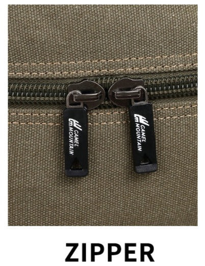 6094/CN Black Canvas Backpack