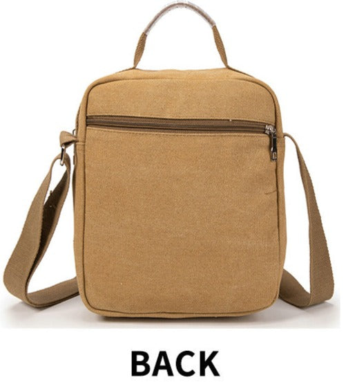 Canvas Shoulder bag 8896 Khaki