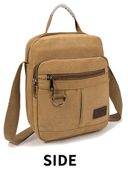 Canvas Shoulder bag 8896 Black