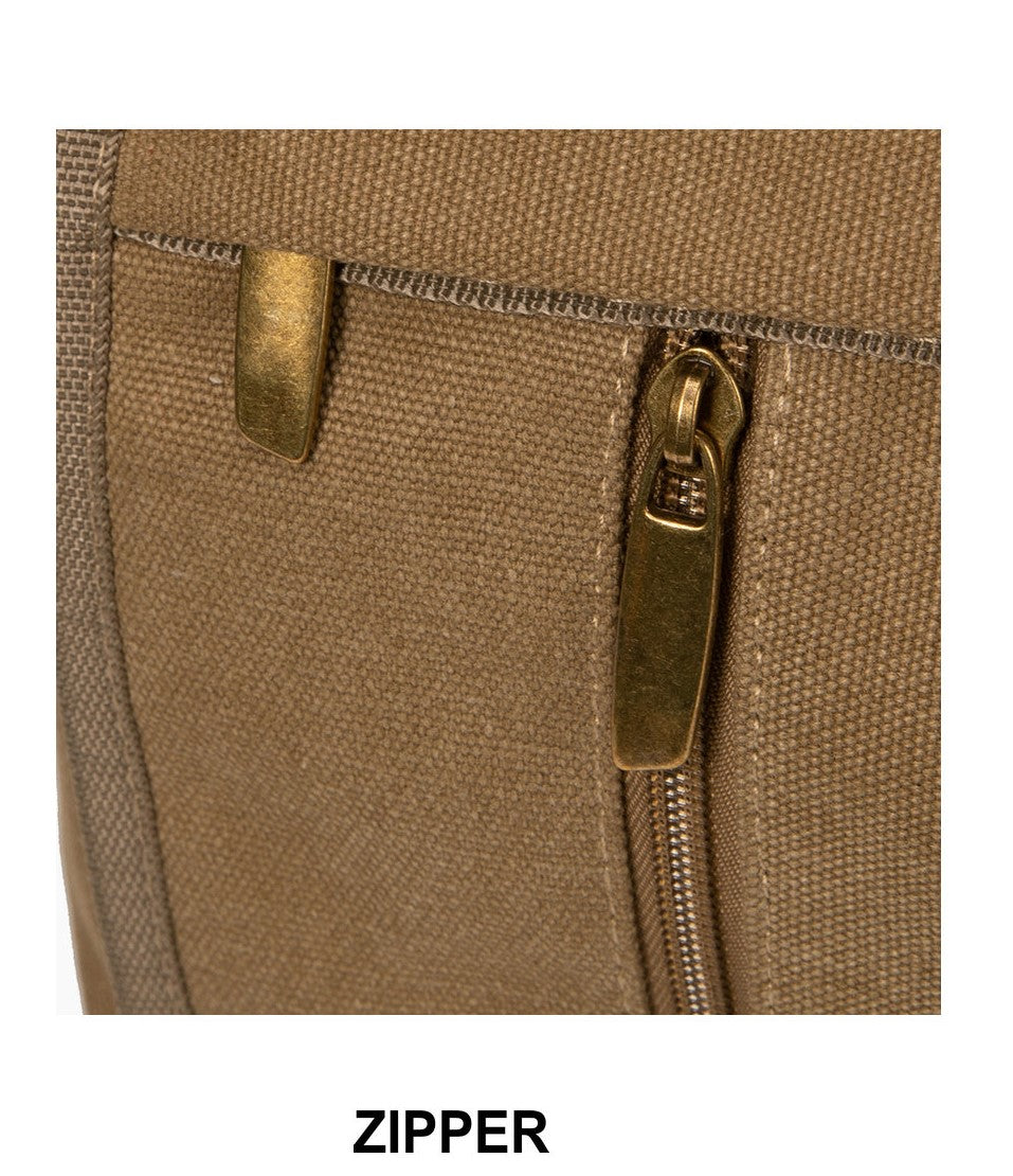 Canvas shoulder bag HD14012 Khaki