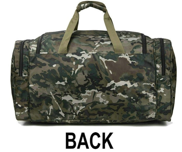 26" Camouflage print duffel bag 0308 Dark Green