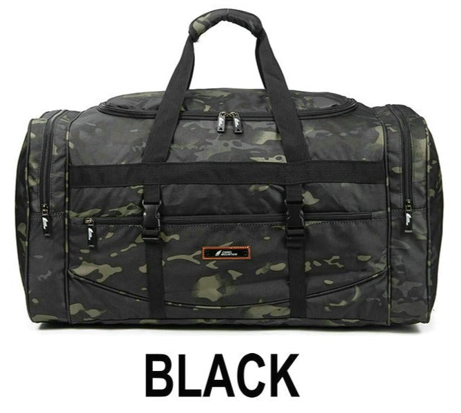 26" Camouflage print duffel bag 0308 Black