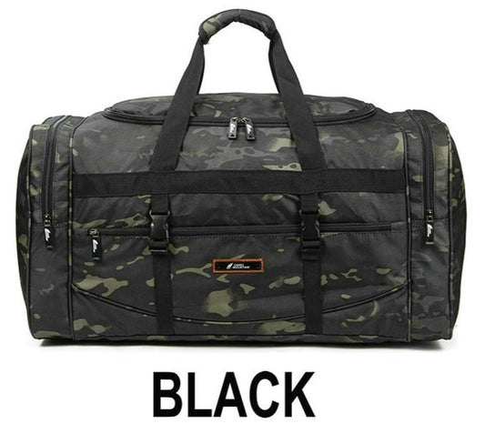 26" Camouflage print duffel bag 0308 Black
