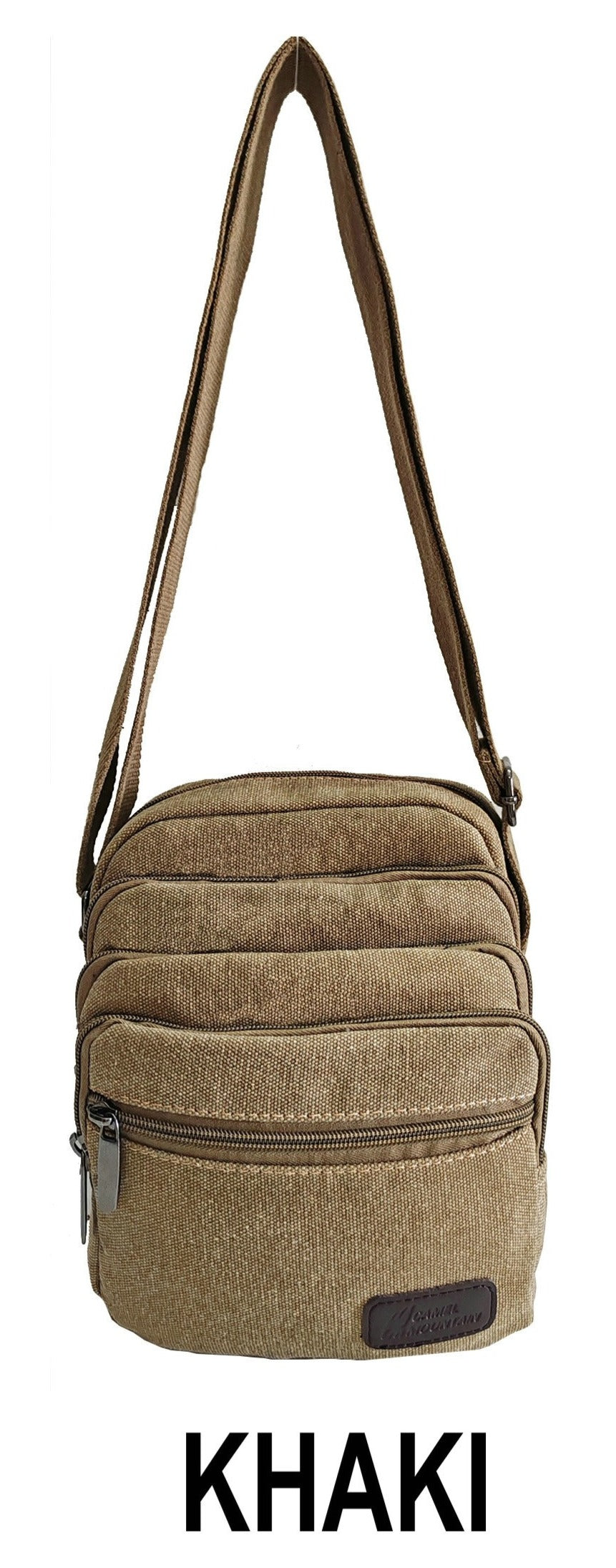 Canvas shoulder bag 229/CV Khaki