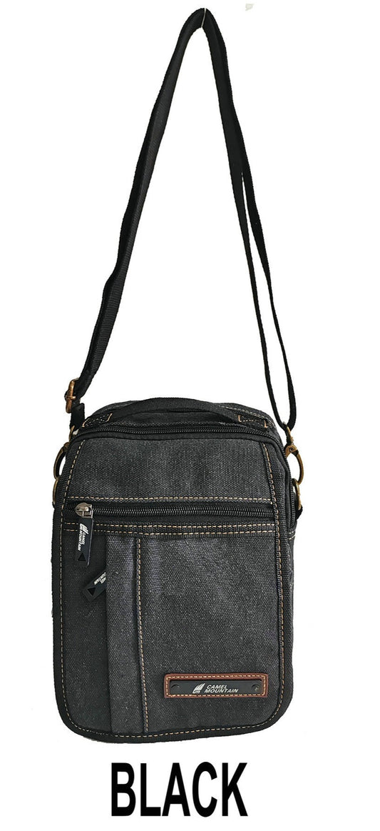 High quality Canvas material Shoulderbags-236/CN Black