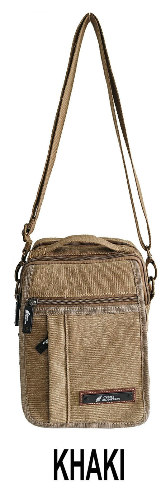 High quality Canvas material Shoulderbags-236/CN Khaki