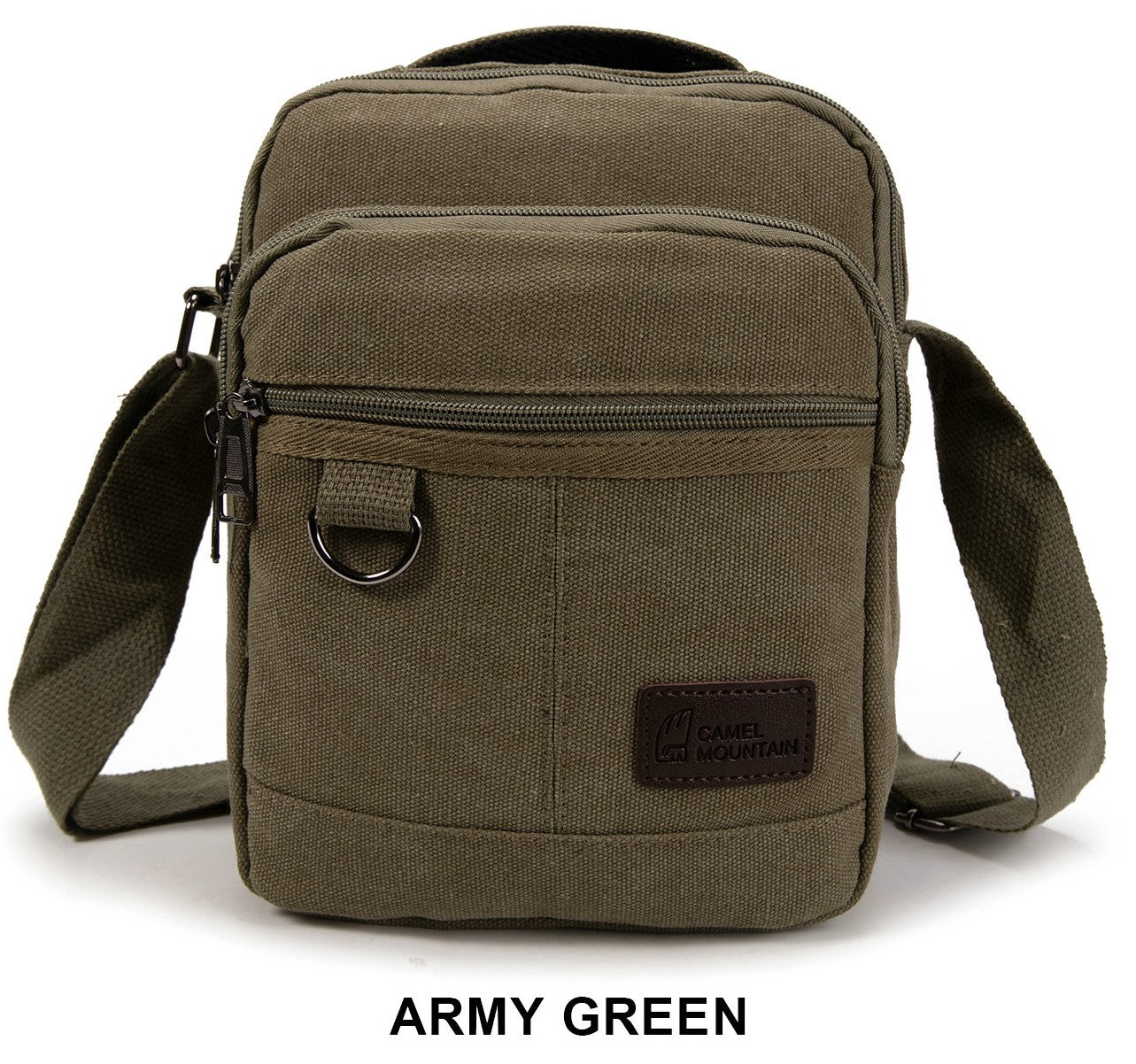 Canvas shoulder bag 25002 Army.Green