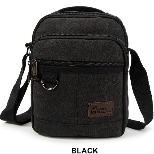 Canvas shoulder bag 25002 Black