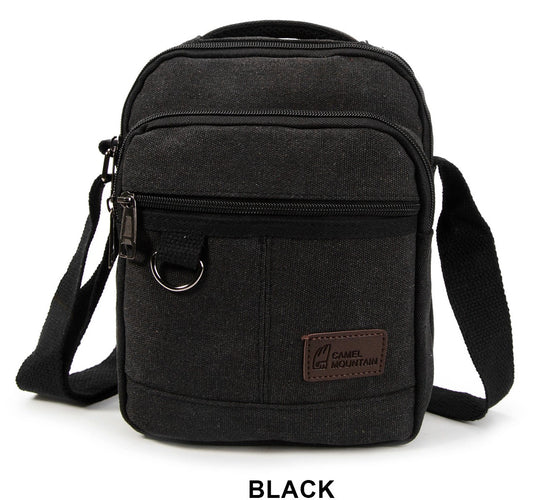 Canvas shoulder bag 25002 Black