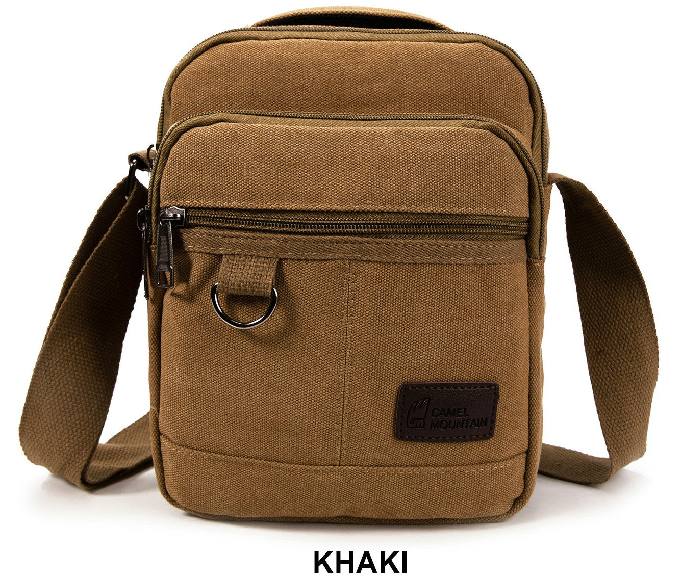 Canvas shoulder bag 25002 Khaki
