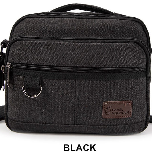 Canvas shoulder bag 25005 Black