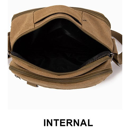 Canvas shoulder bag 25005 Black
