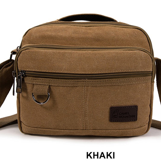 Canvas shoulder bag 25005 Khaki