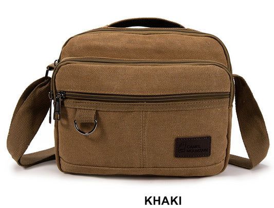 Canvas shoulder bag 25005 Khaki