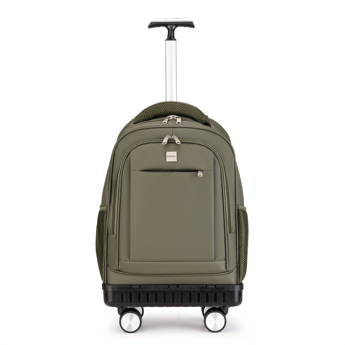 418-1 D.Green 4wheels Trolley Backpack