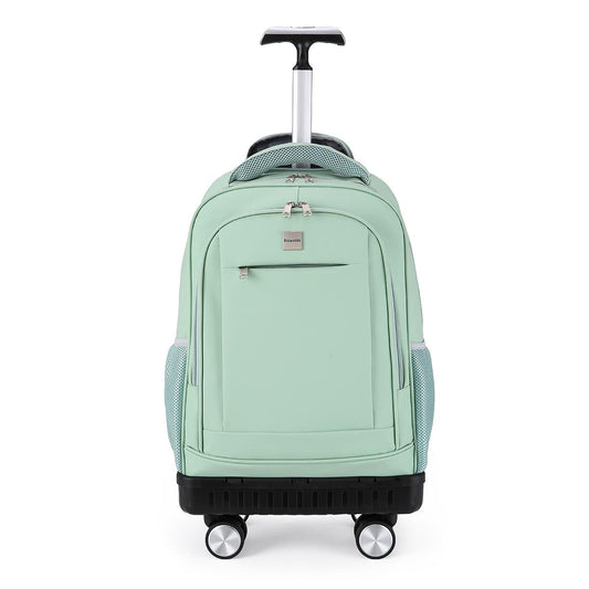 418-3 Mint 4wheels Trolley Backpack