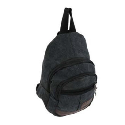 Canvas shoulder bag-6005