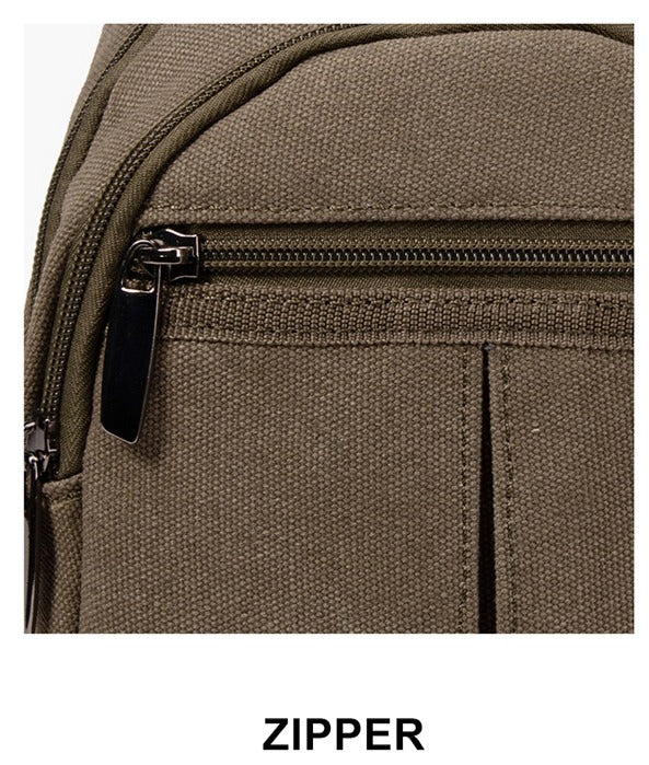 Canvas shoulder bag-6005
