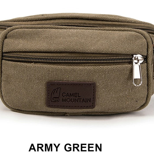 Canvas waist bag 6011 Army.Green