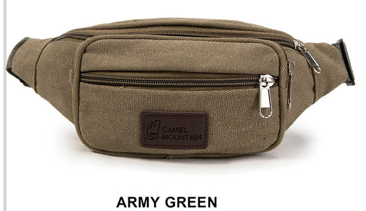 Canvas waist bag 6011 Army.Green
