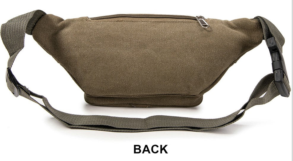 Canvas wiast bag 6011 Black