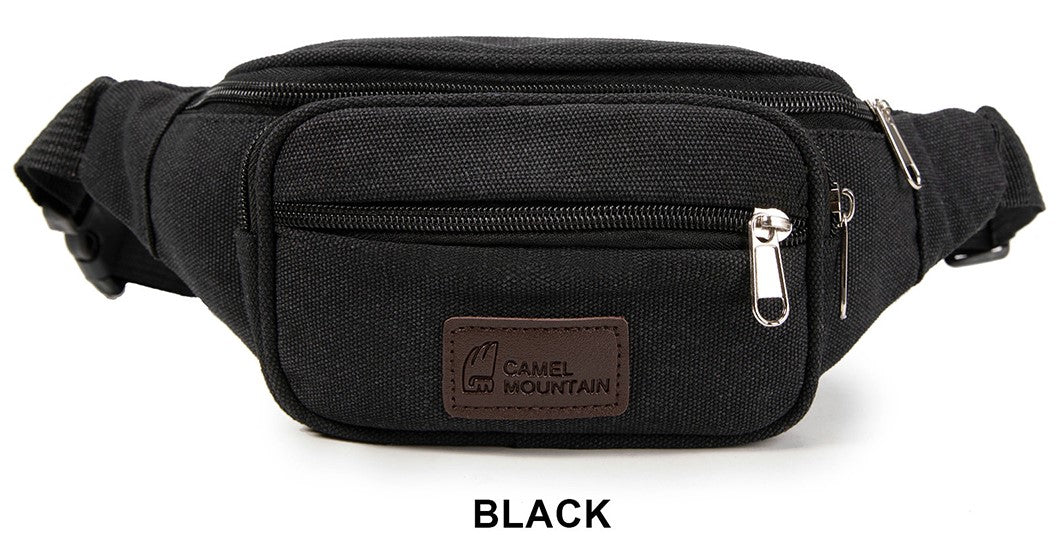 Canvas wiast bag 6011 Black