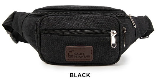 Canvas wiast bag 6011 Black