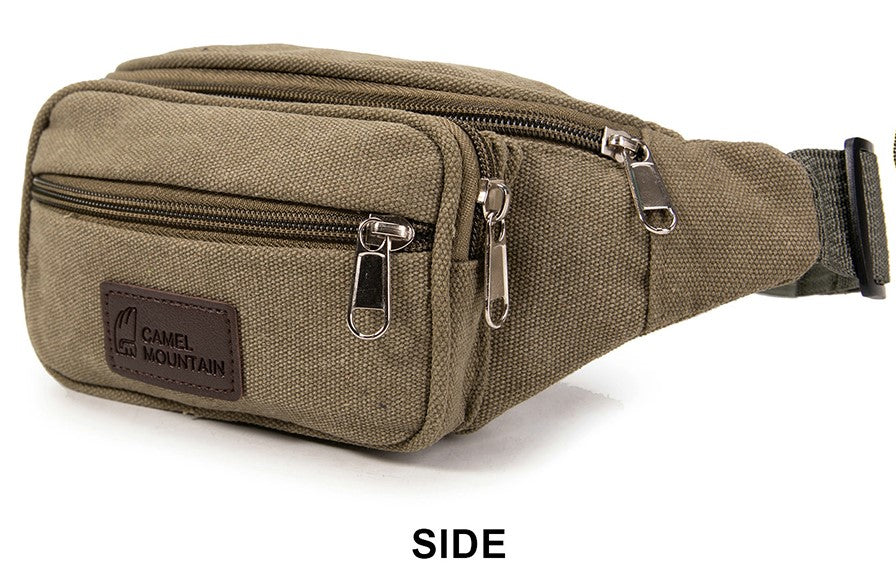 Canvas waist bag 6011 Army.Green