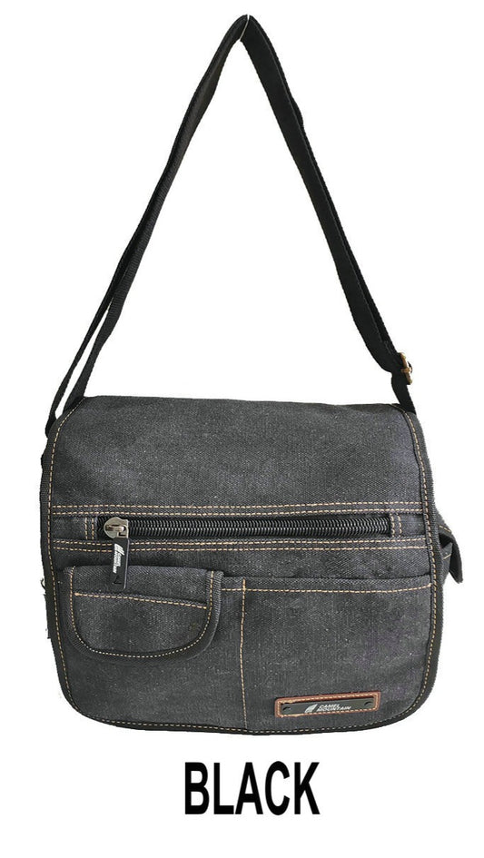 High quality Canvas material Shoulderbags-670/CN Black