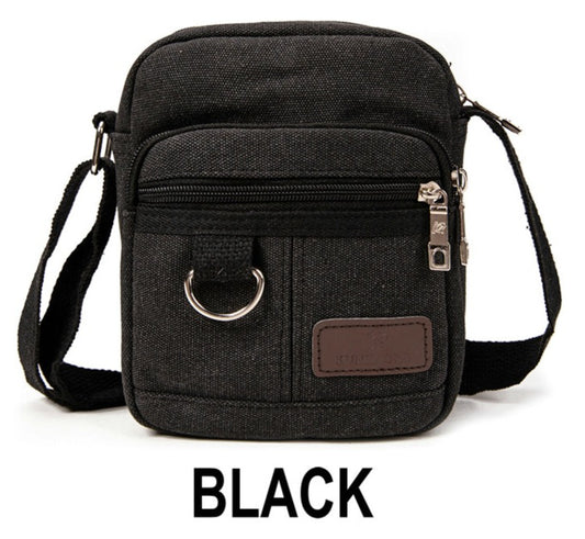 High quality Canvas material Shoulderbags-9985 Black