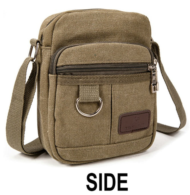 High quality Canvas material Shoulderbags-9985 Black