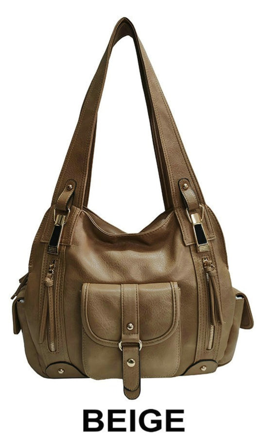 Fashion Hand bag CL4023/JU Beige