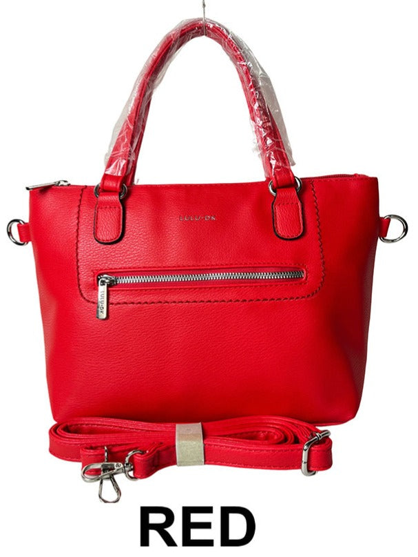HQ PU material Fashion handbag-DK1005 Red