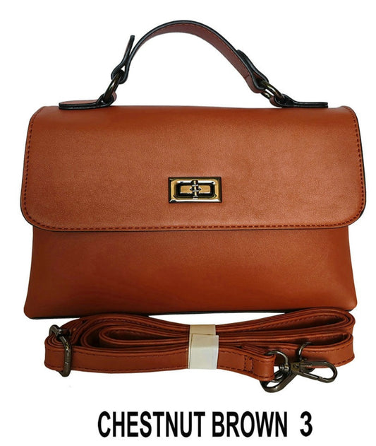 Fashion Handbag DK26212 Chestnut Brown