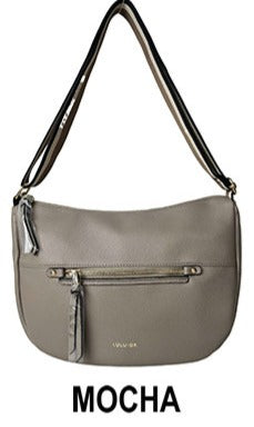 HQ PU material Fashion sling bag-DK954 Mocha