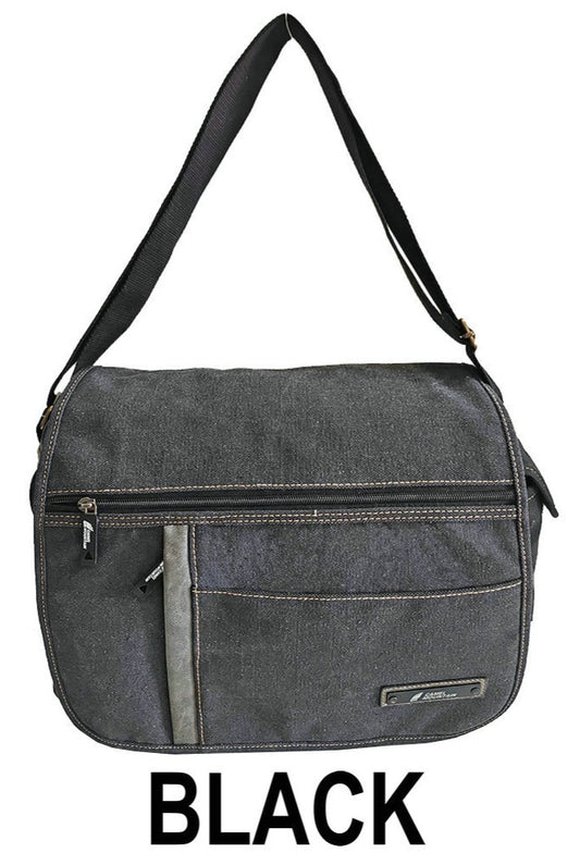 High quality Canvas material Shoulderbags-H435/CN Black