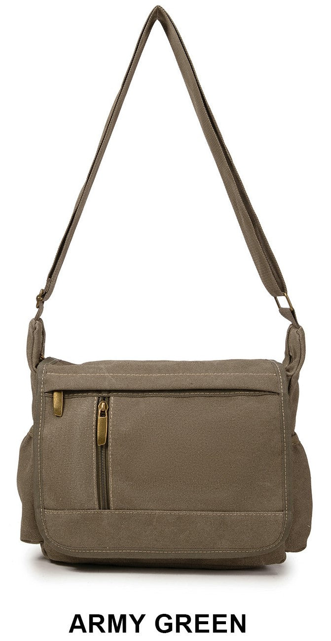 Canvas shoulder bag HD14012 Army.Green