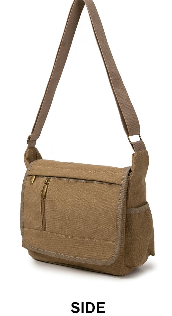 Canvas shoulder bag HD14012 Khaki