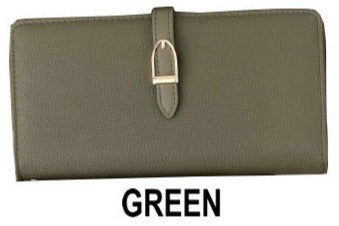 HQ PU material Ladies purse-KB015 Green