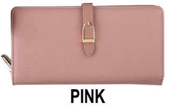 HQ PU material Ladies purse-KB015 Pink