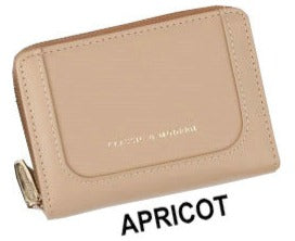 HQ PU material Ladies purse-KB030 Apricot