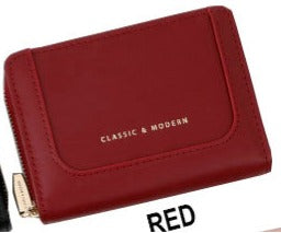 HQ PU material Ladies purse-KB030 Red