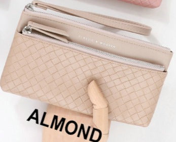 High quality PU material Ladies purse KB040 Almond