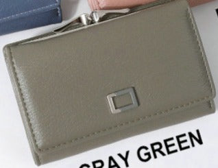 High quality PU material Ladies purse KB042 Grey Green