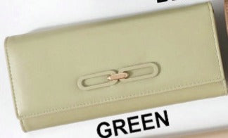 High quality PU material Ladies purse KB043 Green