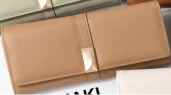 High quality PU material Ladies purse KB044 Khaki