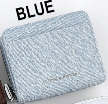 High quality PU material Ladies purse KB047 Blue