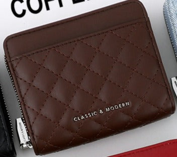 High quality PU material Ladies purse KB047 Coffee
